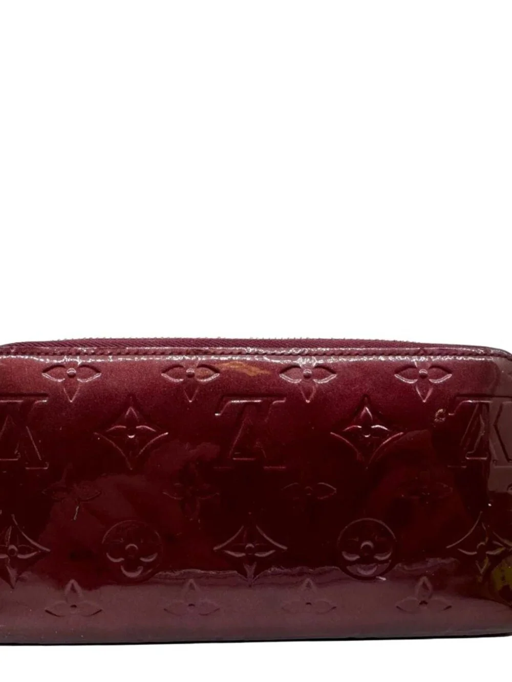 Louis Vuitton  Monogram Vernis Zippy Wallet Amarante